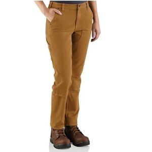 Carhartt Relaxed Rugged Flex Double Front Work Pant Size 26W Regular Brown